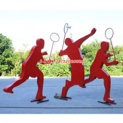 廣場玻璃鋼運動人像
