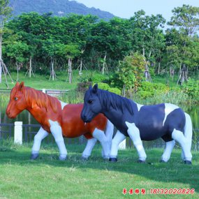 玻璃鋼雕塑仿真馬
