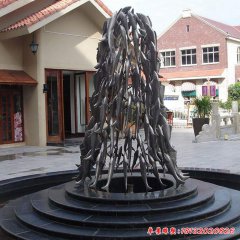 噴水雕塑景觀魚