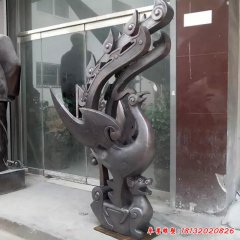 銅鳳凰雕塑