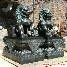 青銅獅子雕塑