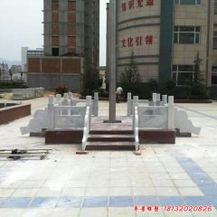 升旗臺(tái)的景色