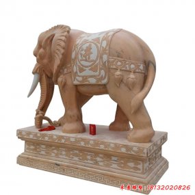 動物石雕大象雕塑