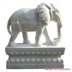 石雕大象雕塑