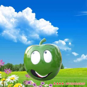 玻璃鋼青蘋果商場美陳