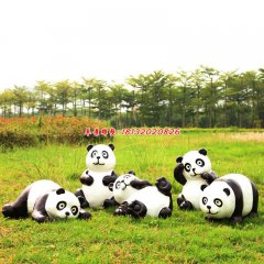 玻璃鋼雕塑熊貓