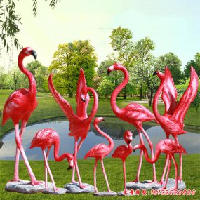 玻璃鋼仿真火烈鳥