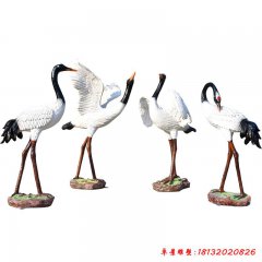 玻璃鋼抽象仙鶴