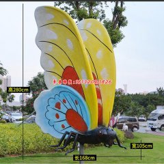 玻璃鋼蝴蝶雕塑