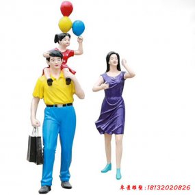 玻璃鋼時(shí)尚人物雕塑