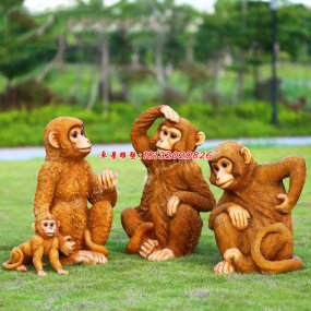 玻璃鋼猴子雕塑