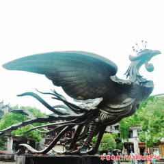 鳳凰銅雕塑 動(dòng)物鳳凰雕塑
