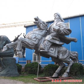 成吉思汗廣場銅雕