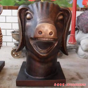 十二獸頭銅雕塑