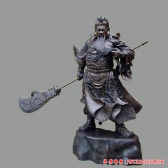 關(guān)公銅雕像